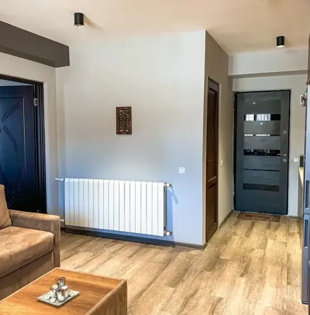 იყიდება 2 ოთახიანი ბინას 48.9მ² 4/5 სართ ბორჯომი