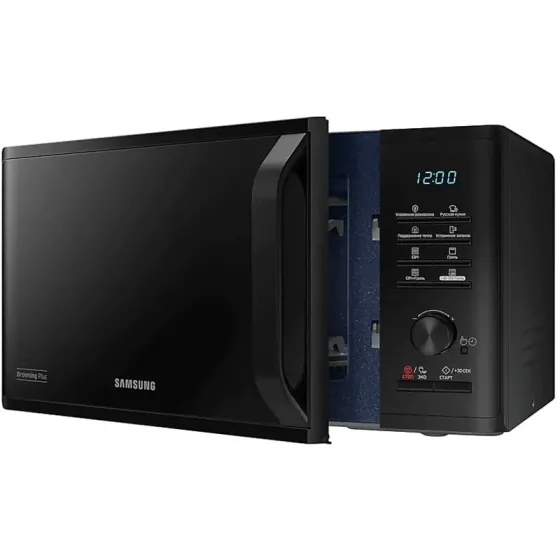 Მიკროტალღური ღუმელი Samsung Mg23K3515Ak/BW Black (23 L, 1250 W) თბილისი