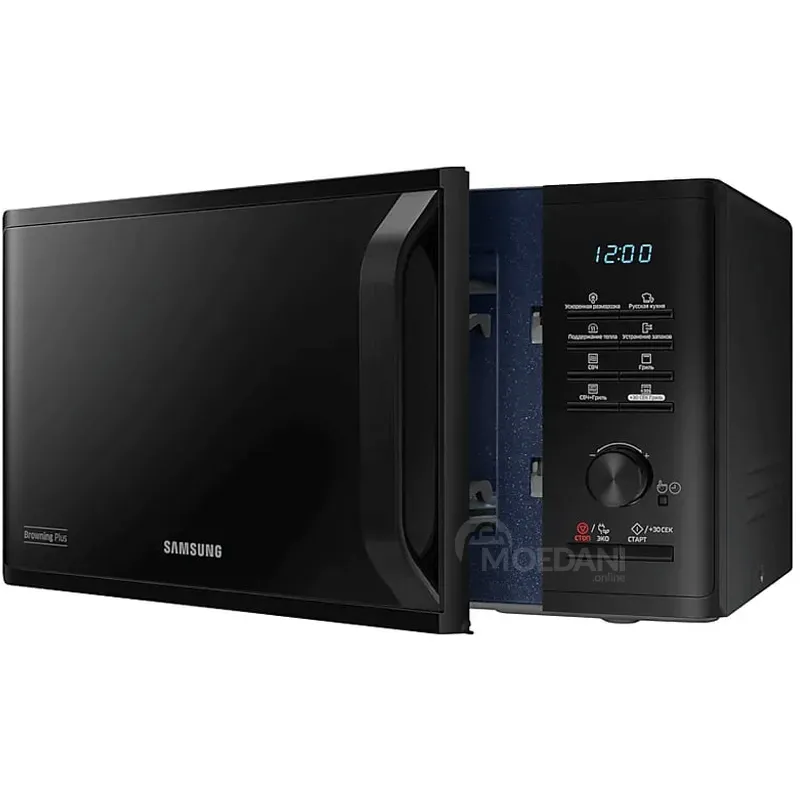 Მიკროტალღური ღუმელი Samsung Mg23K3515Ak/BW Black (23 L, 1250 W) თბილისი - photo 4