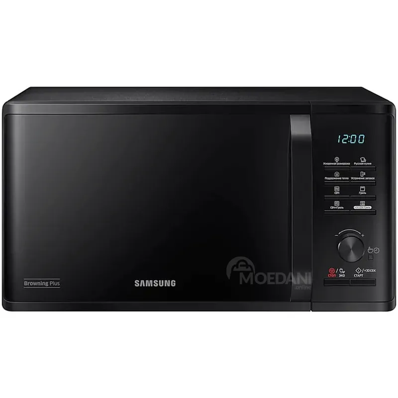 Მიკროტალღური ღუმელი Samsung Mg23K3515Ak/BW Black (23 L, 1250 W) თბილისი - photo 1