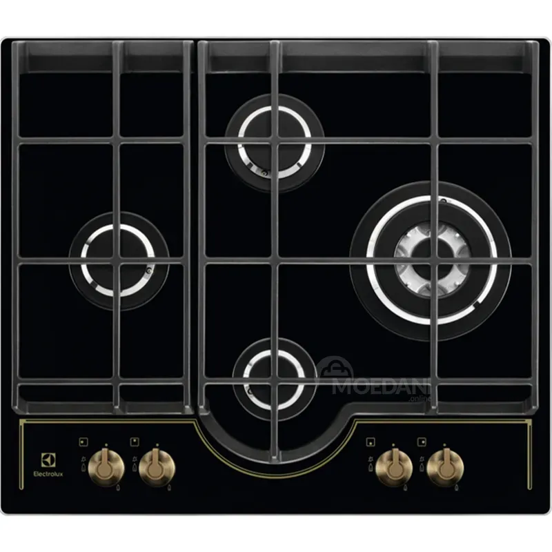 Ჩასაშენებელი ქურის ზედაპირი Electrolux Gpe363Rbk Retro Black თბილისი - photo 1