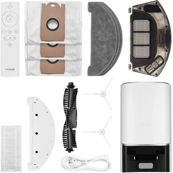 Რობოტი მტვერსასრუტი Sencor SRV 9385Wh Robotic (350 ML, 250 ML) თბილისი