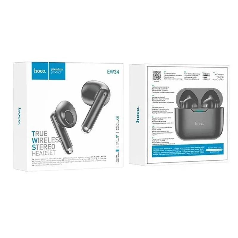 Უსადენო ყურსასმენი Hoco Ew34 Full True TWS Wireless Headset White თბილისი - photo 3