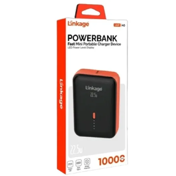 Პორტატული დამტენი Linkage LKP-40 (10000 MAH) Black თბილისი