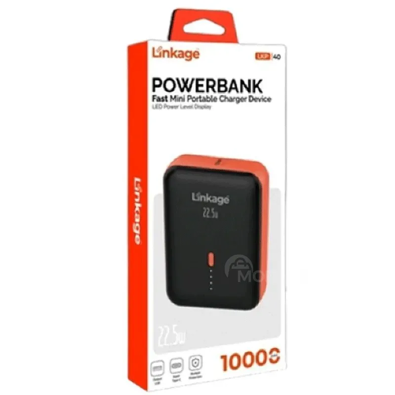 Პორტატული დამტენი Linkage LKP-40 (10000 MAH) Black თბილისი - photo 2