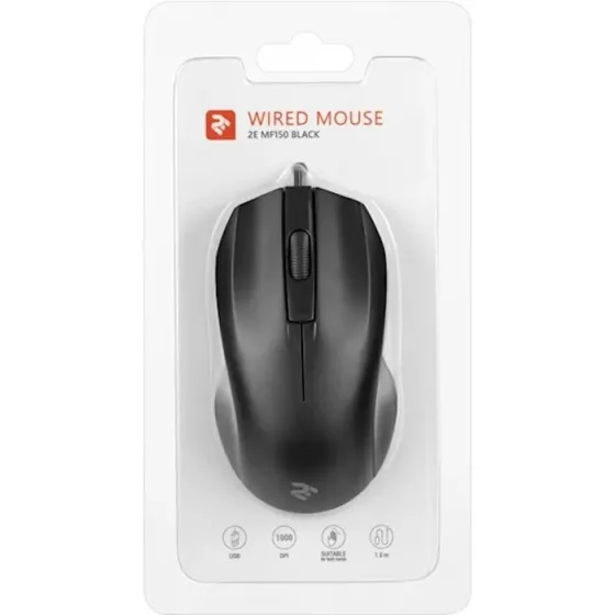 Მაუსი 2Е Mouse Mf150 USB Black თბილისი