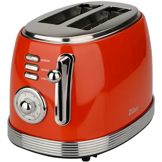 Zilan Zln7040 რეტრო სტილის პურის ტოსტერი წარმოადგენს შეუცვლელ ატრიბუტს ნებისმიერი სამზარეულოსთვის თბილისი