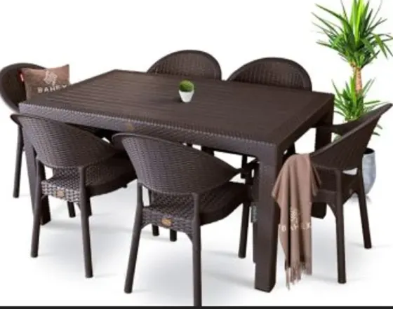 Стол, 6 стульев, бесплатная доставка! Капучино, . Тбилиси