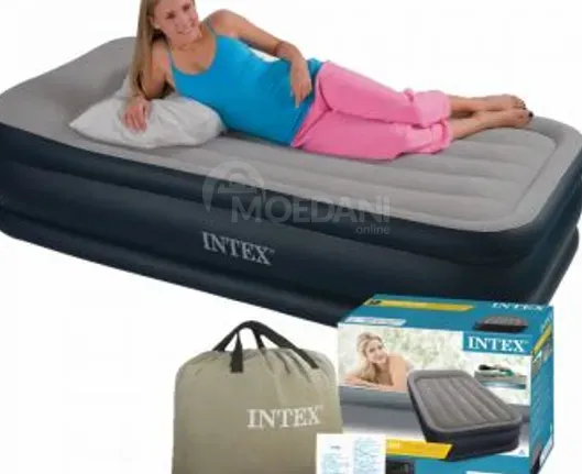 Надувной матрас, матрас, бесплатная доставка! ‎99 x 191 x 42 см Тбилиси - изображение 7