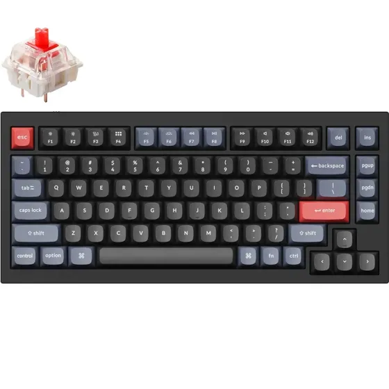 Მექანიკური კლავიატურა Keychron Q1 QMK Q1M1_Keychron თბილისი