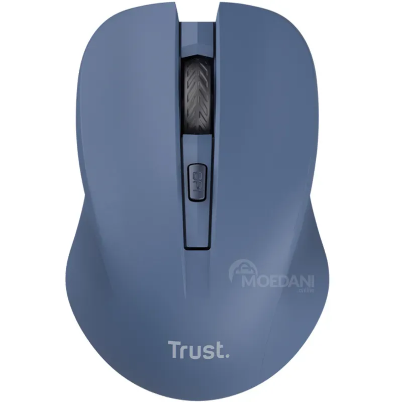 Უსადენო მაუსი Trust Mydo Silent Optical Mouse Blue თბილისი - photo 1