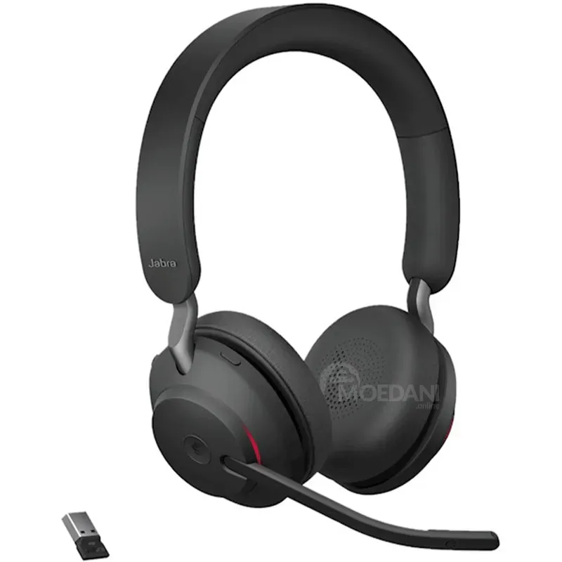 Უსადენო ყურსასმენი Jabra Evolve2 65 Link380A MS Stereo (Bluetooth / USB-A) თბილისი - photo 1