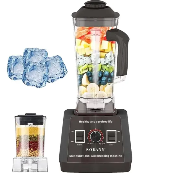 Მრავალფუნქციური ბლენდერი 9 სიჩქარით და საფქვავით Sokany SK-666 თბილისი
