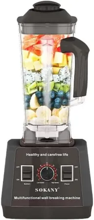 Მრავალფუნქციური ბლენდერი 9 სიჩქარით და საფქვავით Sokany SK-666 თბილისი