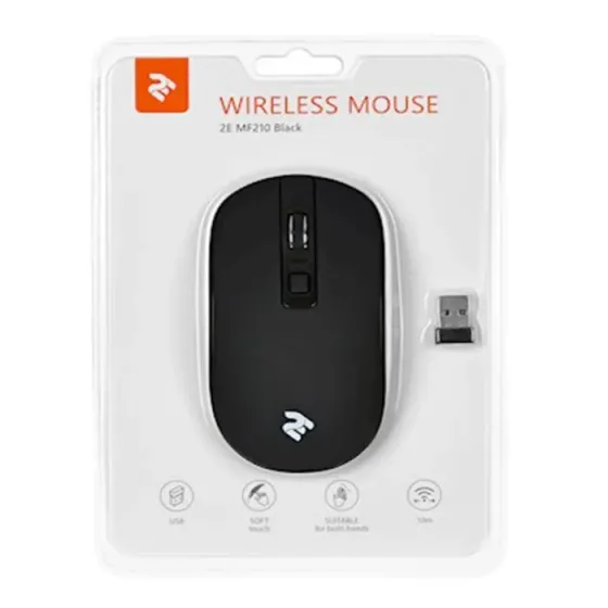 Მაუსი Wireless Mouse 2Е Mf210 Black თბილისი
