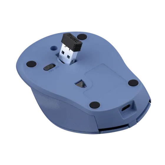 Უსადენო მაუსი Trust Zaya Wireless Rechargeable Mouse Blue თბილისი