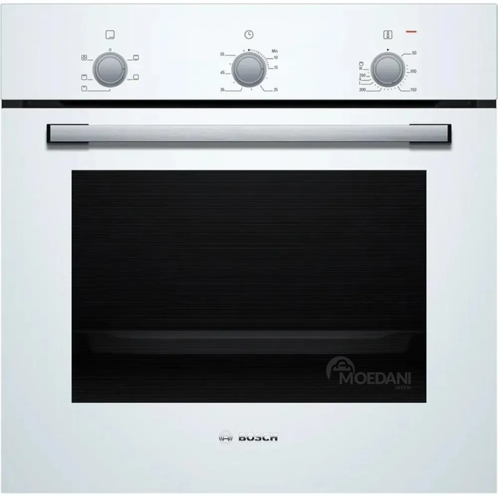 Встраиваемая электрическая духовка Bosch Hbf011Bv1T объемом 71 л, белая. Тбилиси - изображение 1