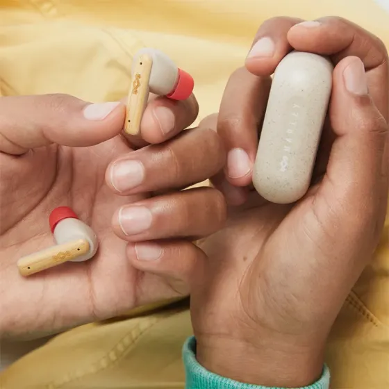 Უსადენო ყურსასმენი House OF Marley EM-Je123-CE Little Bird TWS Exec Earbuds Cream თბილისი