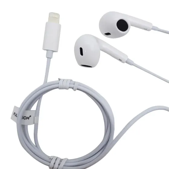 Ყურსასმენი Fulltech Wired Earphone Lightning FE2 თბილისი