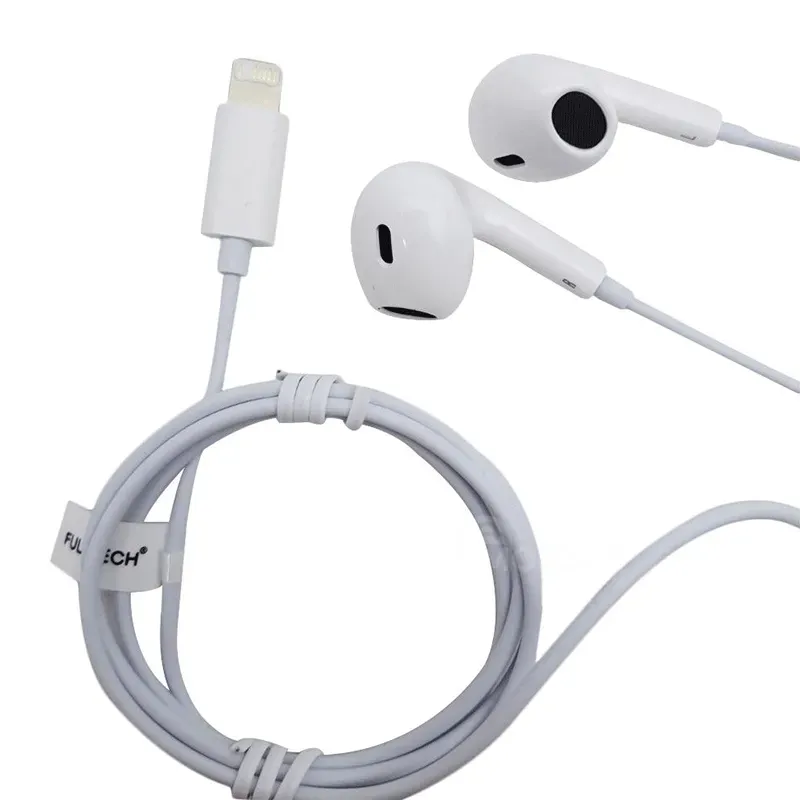 Ყურსასმენი Fulltech Wired Earphone Lightning FE2 თბილისი - photo 1