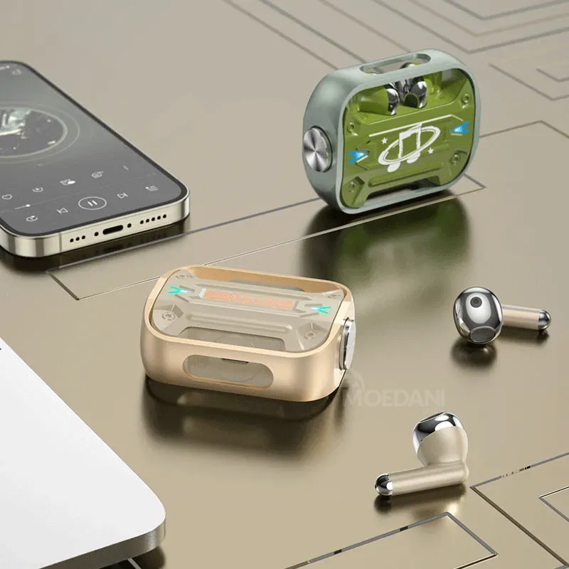 Უსადენო ყურსასმენი Hoco Ew55 Trendy True Gold თბილისი - photo 3