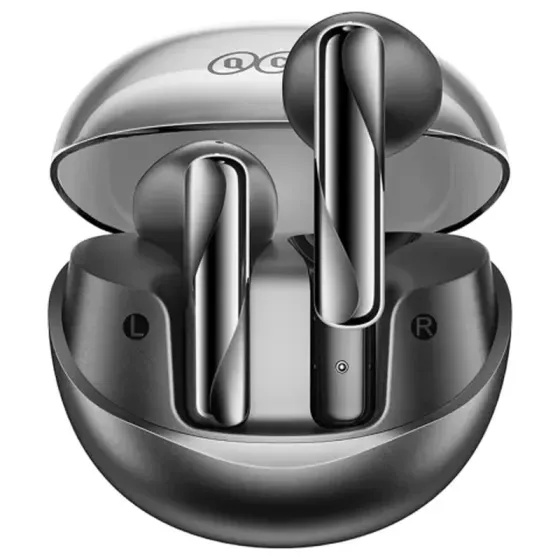 Უსადენო ყურსასმენი ANC-ით QCY Ailypods Clear Black თბილისი