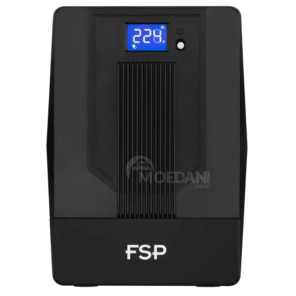 Უწყვეტი კვების წყარო FSP Ppf9003105 IFP-1500, Line-Interactive, 1500Va, USB, UPS, Black თბილისი - photo 1