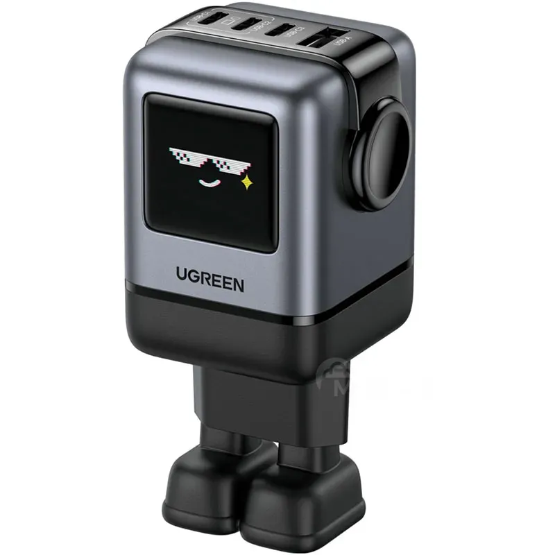 Მობილურის დამტენი Ugreen X688 (45515B) Nexode UNO Robotgan, 100W, USB, Type-C, Phone Charger, Grey თბილისი - photo 1