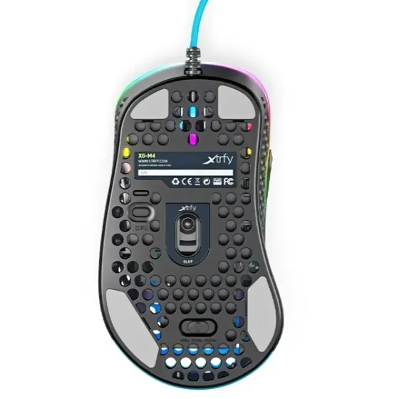 Მაუსი Xtrfy M4 RGB Wired Gaming Mouse, USB, Blue თბილისი