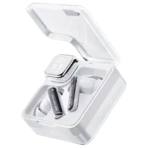 Უსადენო ყურსასმენი QCY Melobuds NEO White ANC ფუნქციით თბილისი