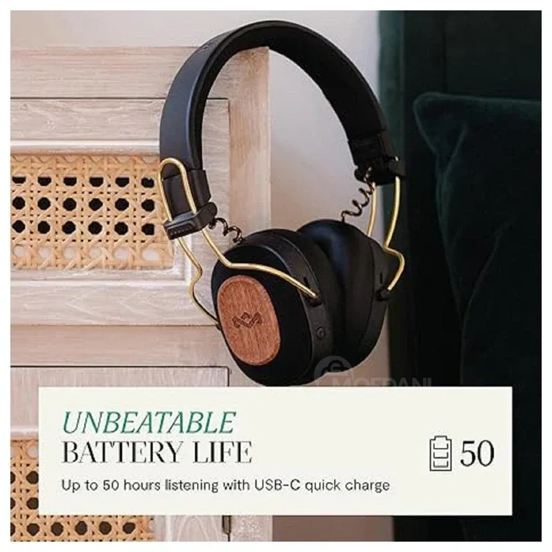 Უკაბელო ყურსასმენი House OF Marley Positive Vibration Riddim EM-Jh135 Cream თბილისი - photo 5