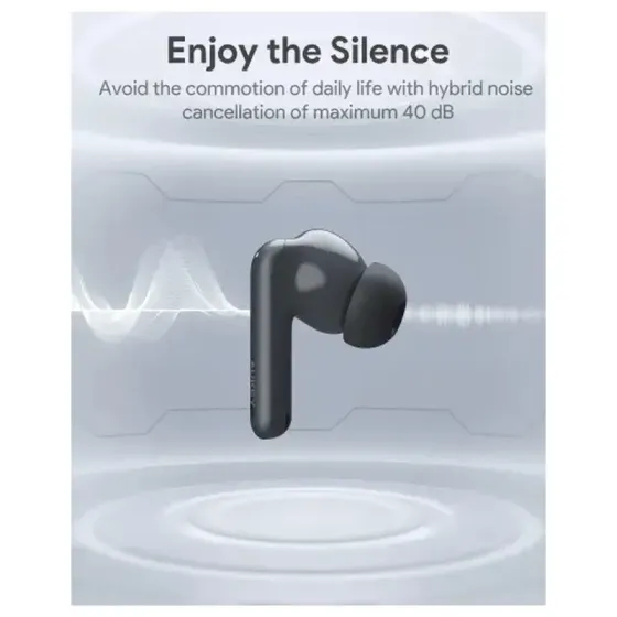 Უსადენო ყურსასმენი ANC Aukey EP-B2 Beyond ANC Elite მუქი ნაცრისფერი თბილისი