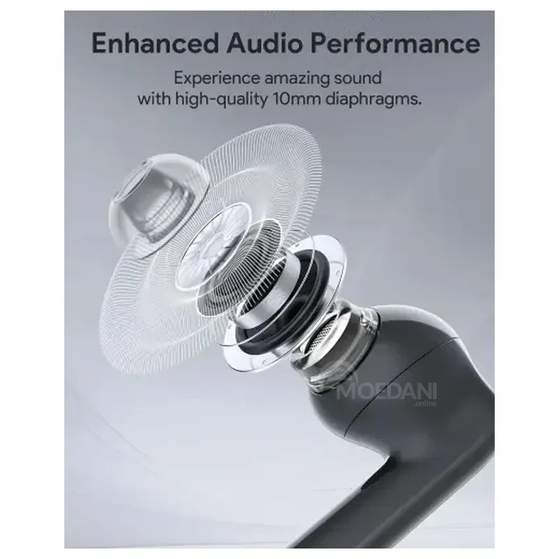 Უსადენო ყურსასმენი ANC Aukey EP-B2 Beyond ANC Elite მუქი ნაცრისფერი თბილისი - photo 4