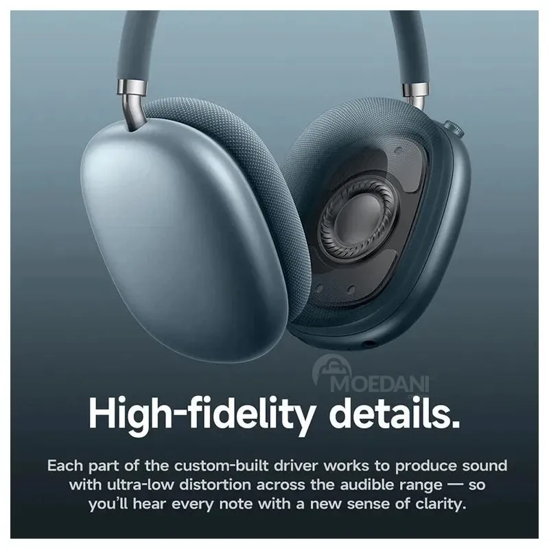 Უსადენო ყურსასმენი ANC ფუნქციით Hoco W65 Plus Happy ლურჯი თბილისი - photo 2