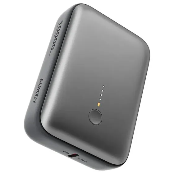 Პორტატული დამტენი Aukey PB-Y55 10000Mah 22.5W Storm Gray თბილისი