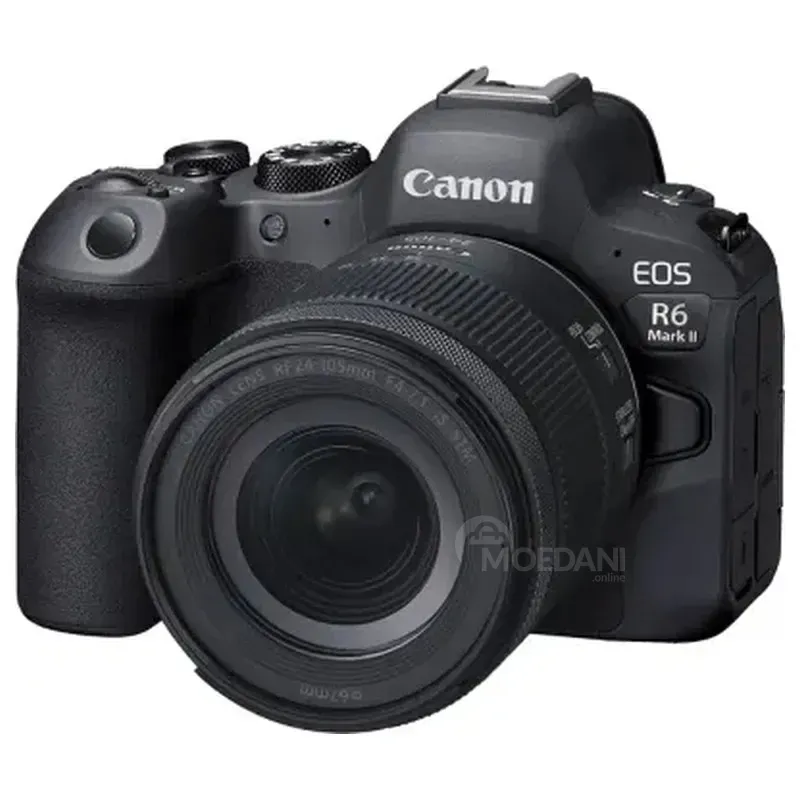 Უსარკო ციფრული ფოტოაპარატი Canon EOS R6 Mark II Rf24-105Mm ობიექტივით 24.2MP 4K თბილისი - photo 1
