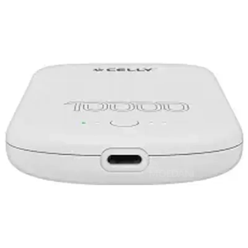 Პორტატული დამტენი Power Bank Celly GRS 10000Mah 10W უსადენო Magsafe თეთრი თბილისი - photo 3