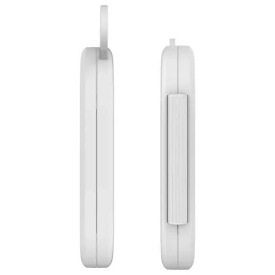 Პორტატული დამტენი Celly Magsafe Charge Pocket 3In1, 15W უსადენო დამუხტვით, თეთრი თბილისი
