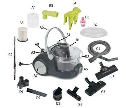 Пылесос с аквафильтром Arnica Bora 4000 Et11100 Тбилиси