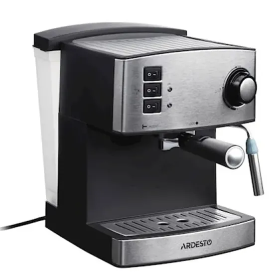 Ardesto YCM-E1600 Pump Espresso Coffee Maker არის თანამედროვე და მაღალი ხარისხის ყავის აპარატი თბილისი
