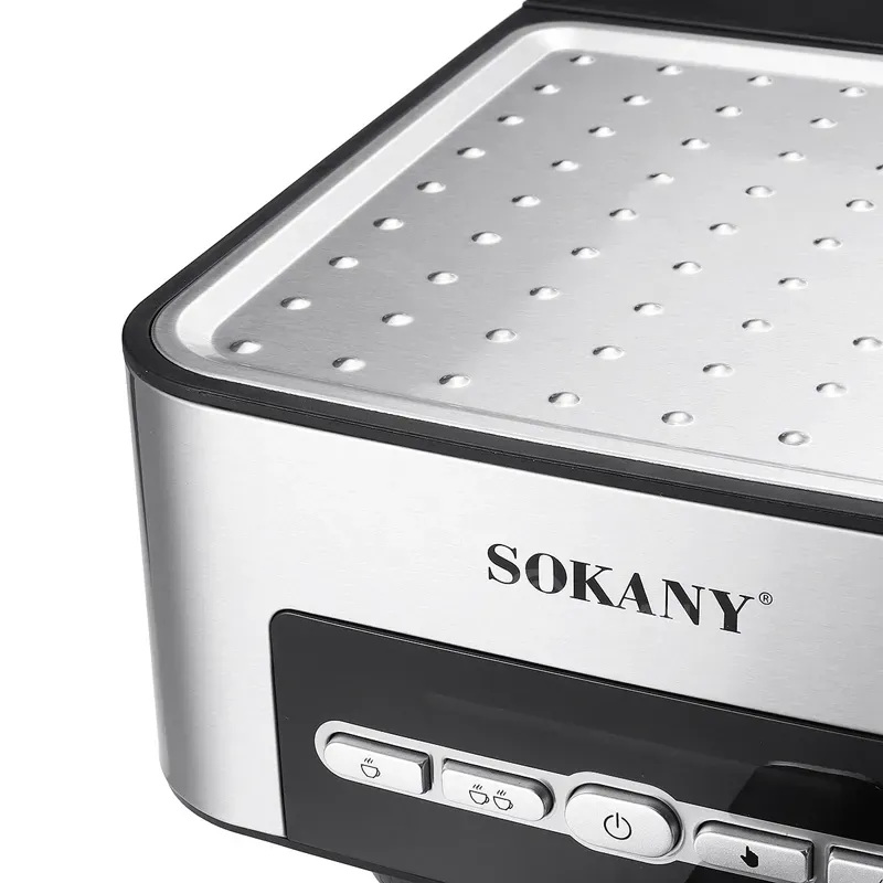 Ესპრესოს ყავის აპარატი Sokany SK-6862 (850 W) გარანტიით თბილისი - photo 6