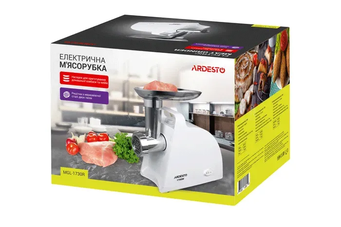 Ხორცსაკეპი მანქანა Ardesto MGL-1730R (1700 W) თბილისი - photo 7