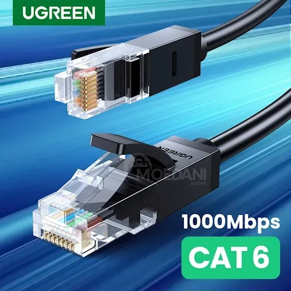Ქსელის კაბელი Ugreen Nw102 (20164) Cat6 Patch Cord UTP LAN Cable 10M Black თბილისი - photo 2