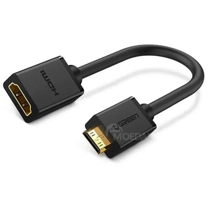 Კაბელი Ugreen Mini Hdmi Male TO Hdmi Female Adapter Cable 22 CM (Black) 20137 თბილისი - photo 1