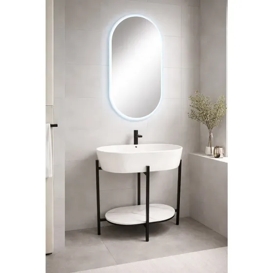 Აბაზანის ავეჯის კომპლექტი H030 სარკე LED განათებით თბილისი