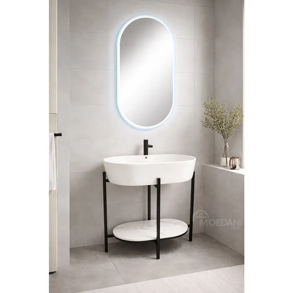 Აბაზანის ავეჯის კომპლექტი H030 სარკე LED განათებით თბილისი - photo 1