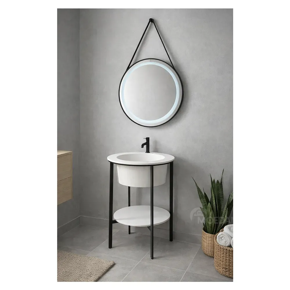 Აბაზანის ავეჯის კომპლექტი H026+J518 სარკე LED განათებით თბილისი - photo 1