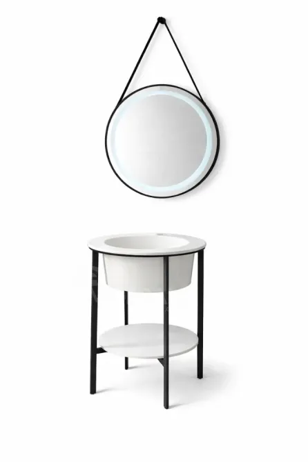 Აბაზანის ავეჯის კომპლექტი H026+J518 სარკე LED განათებით თბილისი - photo 2