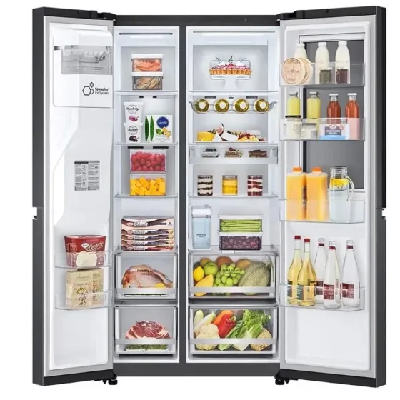 Холодильник LG GR-X267Cqew.Amcqmer (без системы No Frost, 617 л), черный. Тбилиси