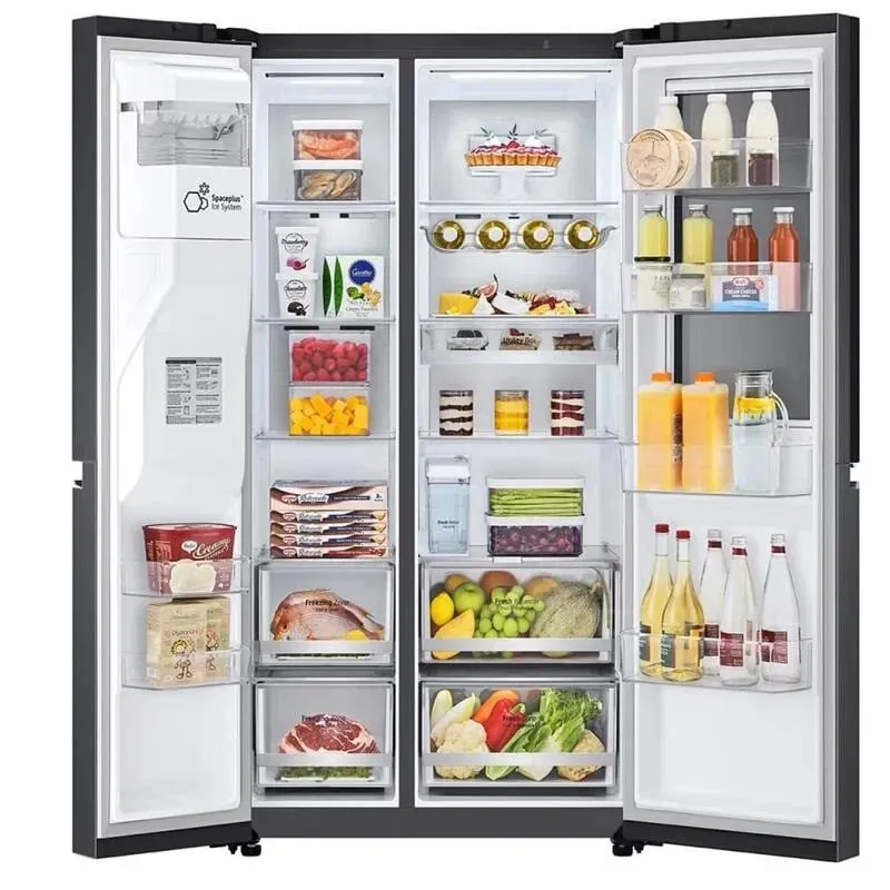 Холодильник LG GR-X267Cqew.Amcqmer (без системы No Frost, 617 л), черный. Тбилиси - изображение 2